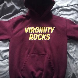Virginity rocks hoodie